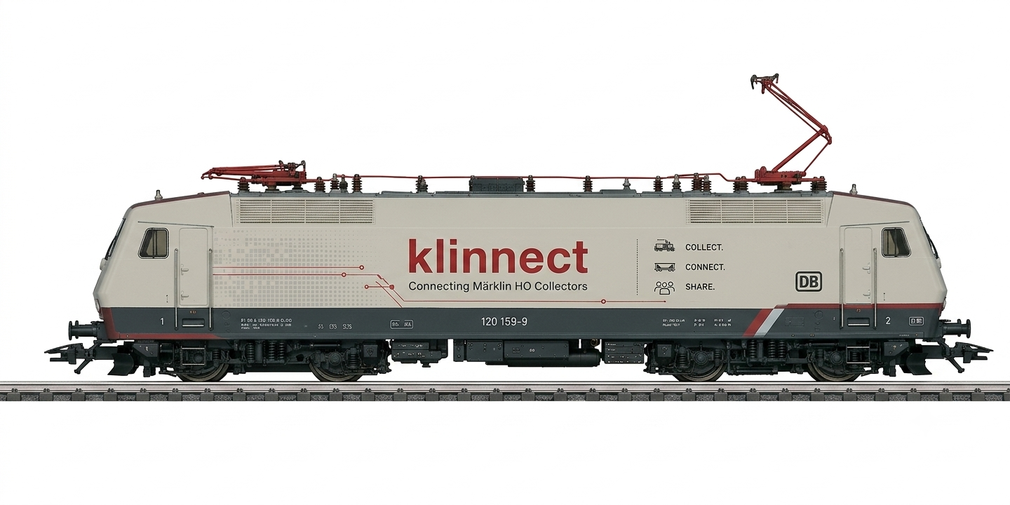 klinnect app showing a Märklin HO collection